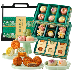 金炉子 广式莲蓉蛋黄月饼 1020g 礼盒
