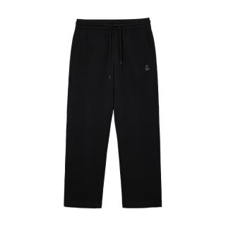 JACK&JONES 纯棉直筒休闲裤 E40黑色 32(175)