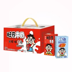 旺旺 旺仔牛奶+O泡果奶组合(儿童牛奶+O泡)学生早餐奶礼盒125ml*16盒