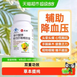 仁和药业 仁和海中堂牌银杏叶葛根胶囊养肝降血压男性女性中老年官方正品