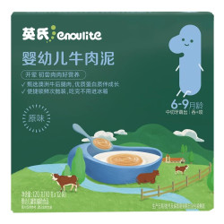 英氏 婴幼儿牛肉泥尝鲜装婴标无添加宝宝辅食