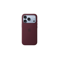 Apple iPhone 18 Pro MagSafe硅胶保护壳 勃艮第酒红色