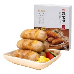 源之香 爆汁猪肉肠 芝士玉米味 500g/盒 (50g*10根)