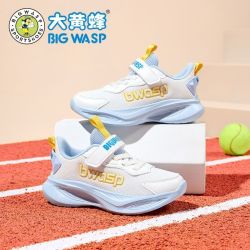 大黄蜂 儿童鞋子男童运动鞋透气网面2026秋季新款中大童男孩跑步鞋