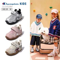 Champion 冠军童鞋2025秋季新款儿童德训鞋男童户外透气软底运动鞋