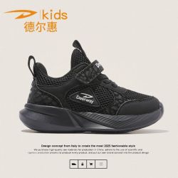 德尔惠 女童鞋2026秋季新款中大童运动鞋网面透气小白鞋男童跑步鞋