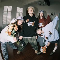 LEMANISM 400G重磅美式潮流腊肠狗绣花连帽卫衣男百搭宽松情侣外套