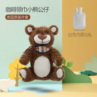 费许 小猴公仔外套热水袋 0.8L 德国进口 高密度PVC 卡通暖宫