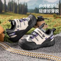 迷你巴拉 春秋童鞋男女童休闲鞋子包头防撞宝宝学步鞋网面运动鞋小童