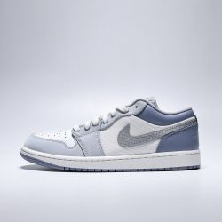 NIKE AJ1 Low SE低帮复古篮球鞋男款板鞋白银色IX5003-101
