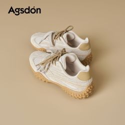奥古狮登 厚底阿甘鞋女2026新款秋季百搭软底运动户外登山老爹鞋爆