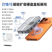 阿卡西斯 Mac mini M4/M4 Pro拓展坞 M.2硬盘盒 USB扩展 支架