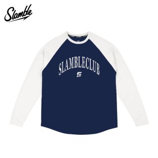 百亿补贴：SLAMBLE 美式插肩袖运动健身长袖t恤篮球训练速干透气宽松上衣新款
