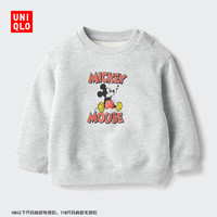 优衣库 婴幼儿Mickey＆Friends卫衣 灰色 110cm
