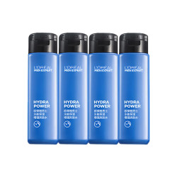 巴黎欧莱雅 欧莱雅男士水能保湿增强爽肤水50ml*4送礼礼物
