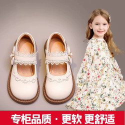 女童皮鞋黑色2026春秋季新款单鞋洛丽塔公主鞋洋气百搭小女孩童鞋