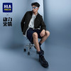 海澜之家 动力火箭系列 插肩立领夹克 黑色 S 165/84A
