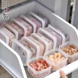进口冰箱专用冷冻肉收纳盒子家用葱姜蒜大容量保鲜里脊肉丝密封盒