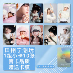田栩宁新款兔闪闪二代潮玩自制小卡拍立得加厚应援周边小卡