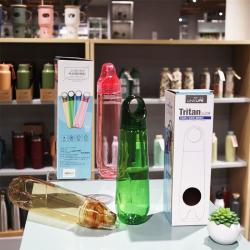 便携水杯网红运动食品级时尚创意防摔tritan防漏运动杯