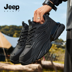 JEEP SPIRIT JEEPSPIRIT吉普男鞋2026新款百搭休闲老爹鞋跑步运动开车鞋子男款