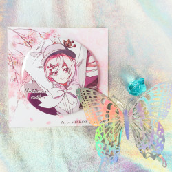 〔樱の花〕初音未来同人周边 画师稿件授权同人 58mm亮膜吧唧