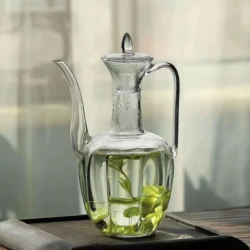 仿宋手执壶贵妃壶专用泡茶器茶具套装煮透明煮茶壶网红款