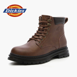 Dickies 男鞋夏季增高耐磨时尚靴英伦风户外马丁靴男士厚底短靴子