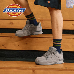 Dickies 水泥灰潮流板鞋2026夏季户外百搭透气时尚低帮鞋休闲男鞋