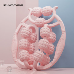 ZIADORE 双排15轮腿部环形按摩器滚轮包裹按摩夹大腿手臂按摩女性