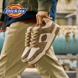 Dickies 新款百搭时尚男潮鞋透气低帮休闲厚底板鞋小众情侣潮流