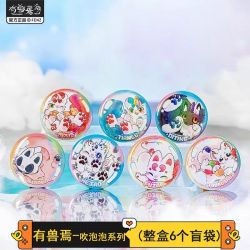 有兽焉正版周边吹泡泡系列马口铁徽章吧唧盲盒有兽周边经典收藏