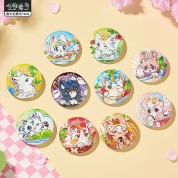 有兽焉沁甜饮品马口铁徽章盲盒
