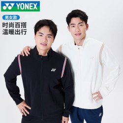 YONEX 新款尤尼克斯YY羽毛球服男女长袖卫衣外套运动上衣1501325BCR