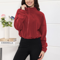 加绒立领运动外套女秋冬新款保暖双面绒瑜伽服健身外套