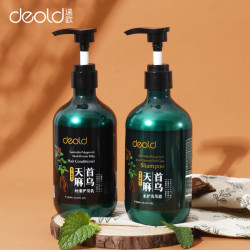 deold 天麻首乌养护洗发露去屑清洁滋养洗养护四合一套装清爽洗护套