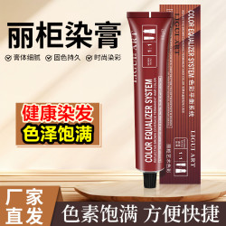 发彩丽柜棕色发彩立柜染发膏批发美发店专用盖白发网红店发廊批发