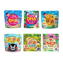 UNIMAT RIKEN 日本直邮unimat儿童青少年肝油DHA维生素乳酸菌叶黄素水果味软糖