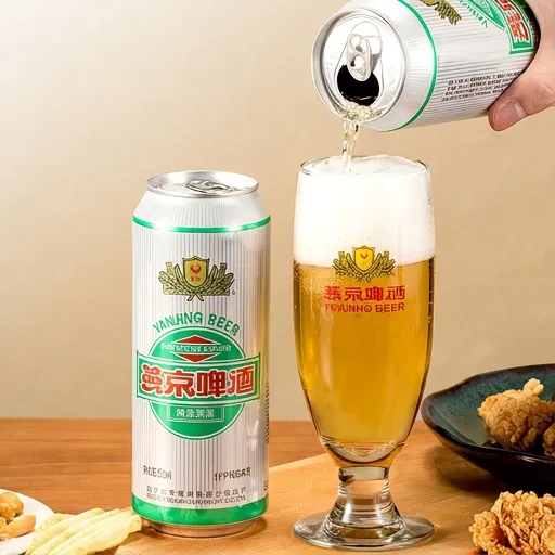 燕京啤酒 精品 拉格啤酒 罐装
