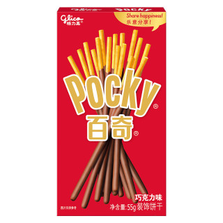 格力高 百奇系列涂层饼干 巧克力味55g