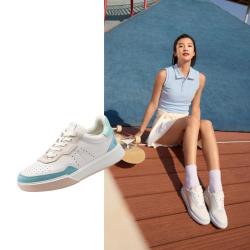 ecco 运动休闲鞋女 百搭小白鞋通勤板鞋 272813
