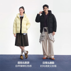 波司登 26年冬季羽绒服90绒情侣连帽休闲百搭保暖外套B260245112XS