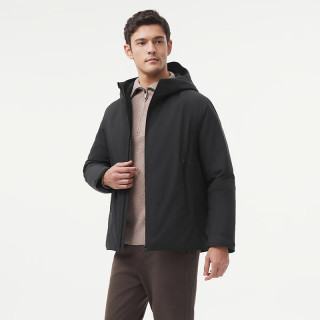 坦博尔 TAF320327A 商务鹅绒 黑色 2XL 男士羽绒服