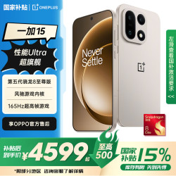 一加 15 5G手机 16GB+1TB 原色沙丘 第五代骁龙8至尊版