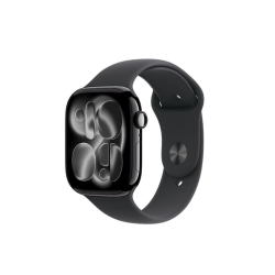 Apple Watch Series 11 GPS+蜂窝版 46mm亮黑色铝金属 M/L表带