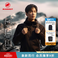 MAMMUT Clion 户外防风连帽软壳外套 1011-21164 黑色 M