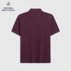 Brooks Brothers Supima棉 贴布绣 Polo衫 白色 L