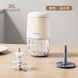 YeeHoO KIDS 英氏辅食机婴儿宝宝料理机多功能搅拌食物研磨器小型破壁打泥工具