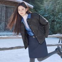 坦博尔 韩版轻薄羽绒服女冬季叠穿百搭保暖外套TB5330258Z