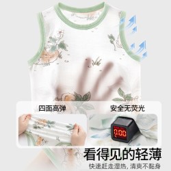 贝肽斯 婴儿衣服夏季薄款吊带包屁衣男女宝宝背心连体衣